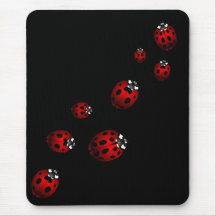 Ladybug Art Mousepad Bug Keepomwille Ladybug Gifts