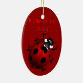 Ladybug Art Ornament Bug Keepomwille Ladybug Gifts (Rechts)