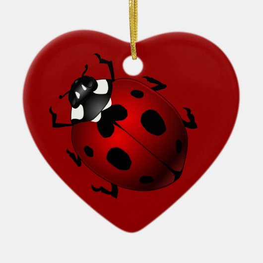 Ladybug Art Ornament Bug Keepomwille Ladybug Gifts (Voorkant)