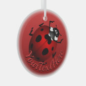 Ladybug Art Ornament Ladybug kerstdecoratie (Voorkant Rechts)