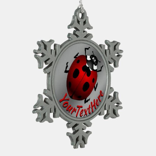 Ladybug Art Ornament Ladybug kerstdecoratie (Links)