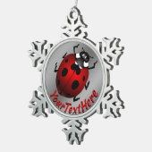 Ladybug Art Ornament Ladybug kerstdecoratie (Rechts)