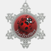 Ladybug Art Ornament Ladybug kerstdecoratie (Voorkant)