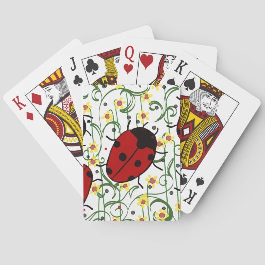 Ladybug Art Pokerkaarten (Achterkant)