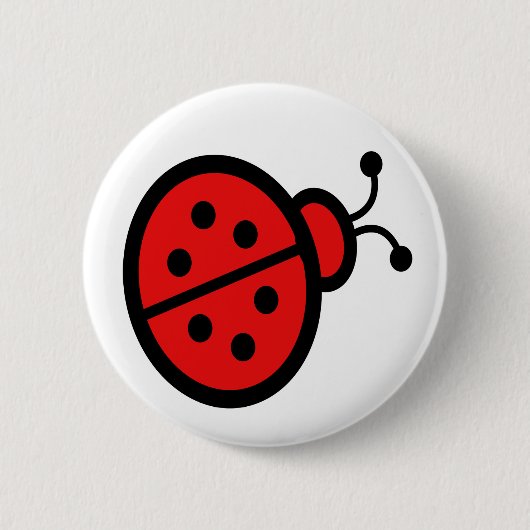 Ladybug Art Ronde Button 5,7 Cm (Voorkant)