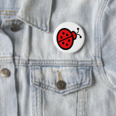 Ladybug Art Ronde Button 5,7 Cm (In situ)