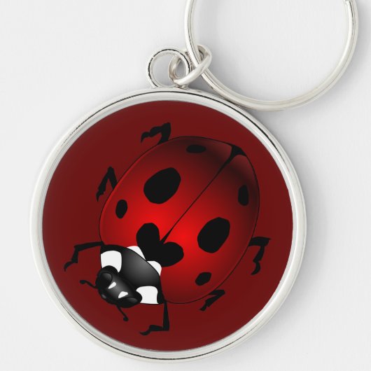 Ladybug Art Sleutelhanger Bug Keepomwille Ladybug  (Voorkant)