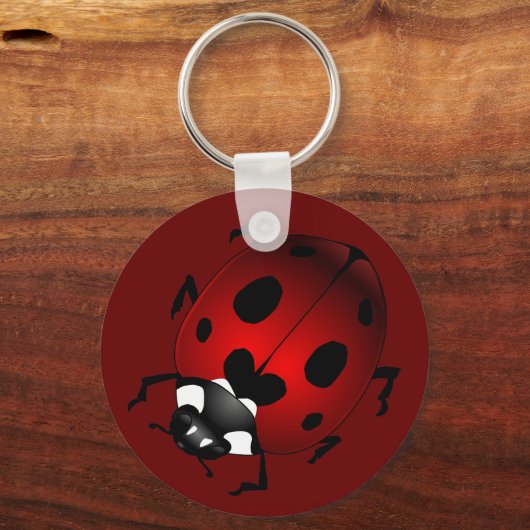 Ladybug Art Sleutelhanger Bug Keepomwille Ladybug (Voorkant)