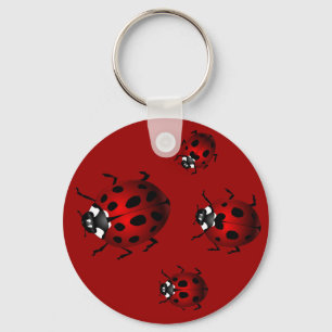 Ladybug Art Sleutelhanger Bug Keepomwille Ladybug 