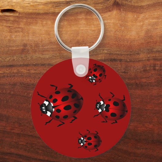 Ladybug Art Sleutelhanger Bug Keepomwille Ladybug (Voorkant)