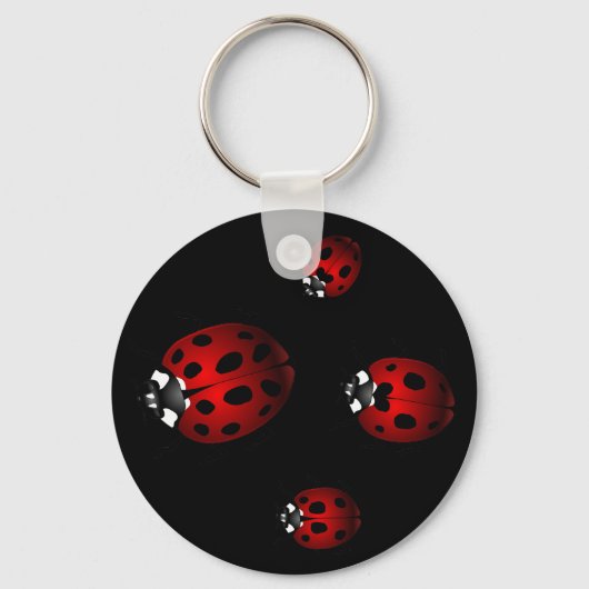Ladybug Art Sleutelhanger Bug Keepomwille Ladybug (Voorkant)