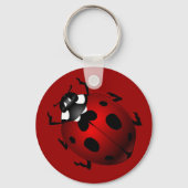 Ladybug Art Sleutelhanger Bug Keepomwille Ladybug (Voorkant)
