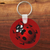 Ladybug Art Sleutelhanger Bug Keepomwille Ladybug (Voorkant)