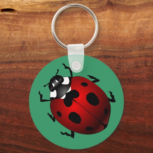 Ladybug Art Sleutelhanger Bug Keepomwille Ladybug (Voorkant)