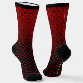 Ladybug Art Socks Cute Ladybird Socks Customize Sokken (Gebogen)