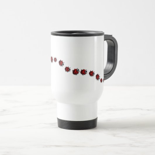 Ladybug Art Travel Mug Gifts Ladybug Mokken (Voorkant rechts)