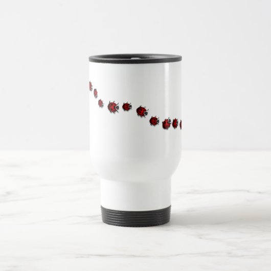Ladybug Art Travel Mug Gifts Ladybug Mokken (Center)