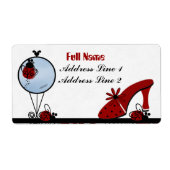 Ladybug Avery Label (Voorkant)
