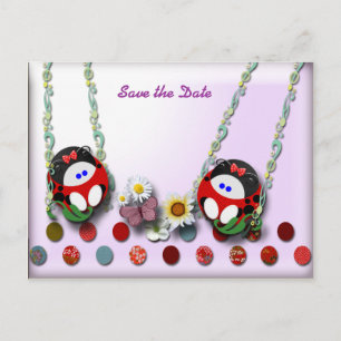 Ladybug Babies Aankondigingskaart