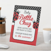 Ladybug Baby Bottle Chug Douche Spel Reclamebord Met Voetstuk (Insitu)