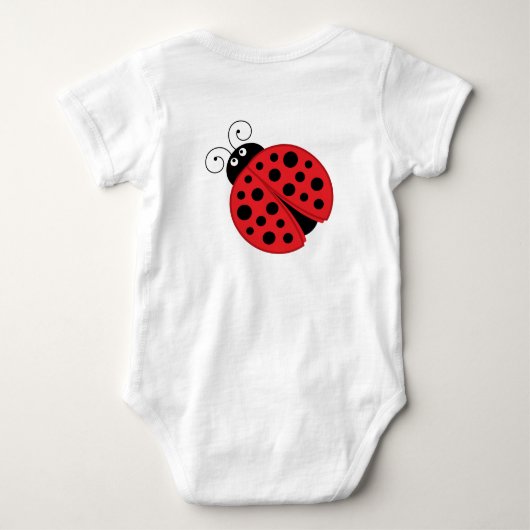 Ladybug Baby Cusmomized Bodysuit (Achterkant)