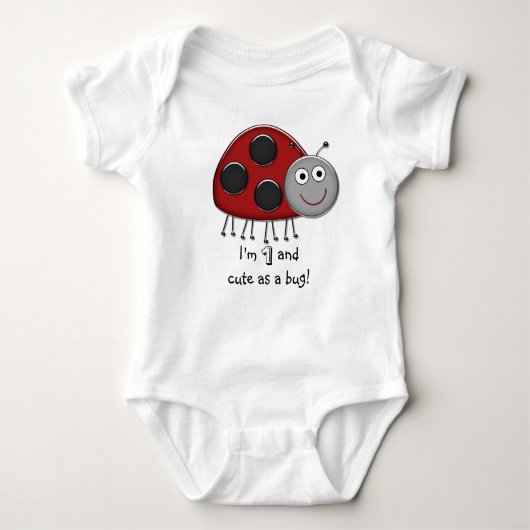 Ladybug Baby Shirten Romper (Voorkant)