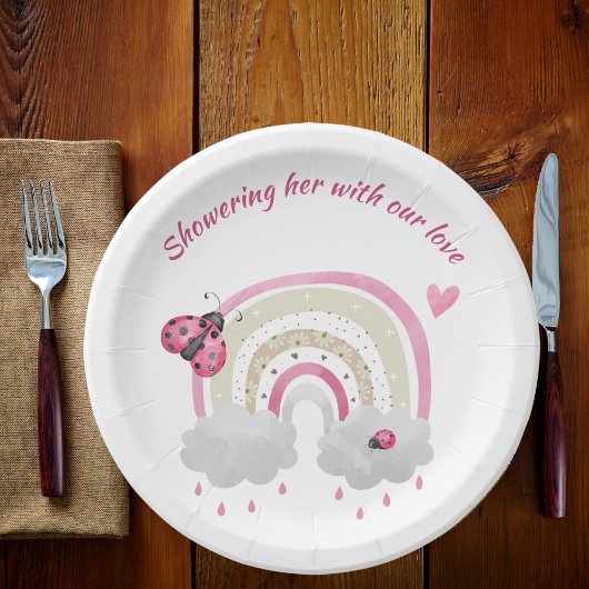 Ladybug Baby shower Bord