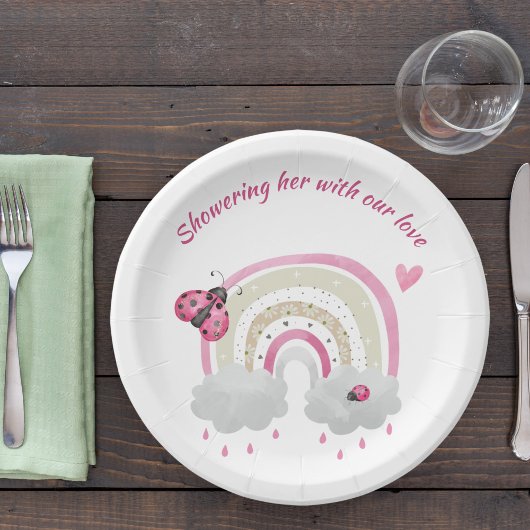 Ladybug Baby shower Bord