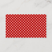 Ladybug Baby shower Diaper Raffle Enclosure Card Informatiekaartje (Achterkant)