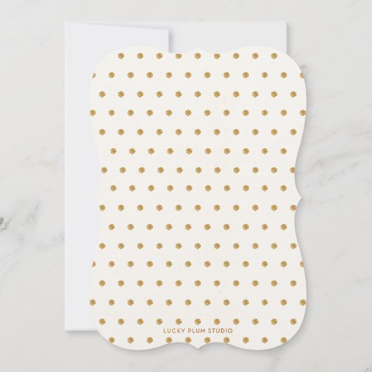 LadyBug Baby shower Invitation Roze Kaart (Achterkant)