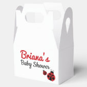 Ladybug Baby shower of Birthday Bedankdoosjes (Geopend)