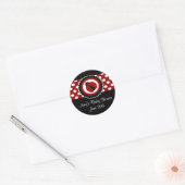 Ladybug Baby shower of Verjaardag Stickers (Envelop)
