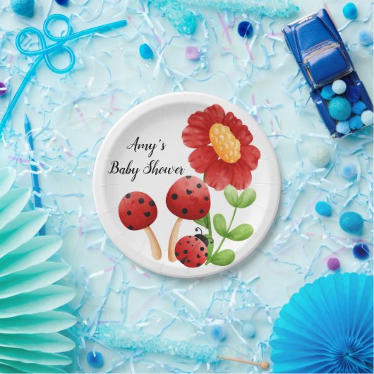 Ladybug Baby shower Paper Bord (Feest)