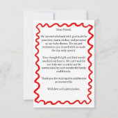 Ladybug baby shower schattig bug kleine dame bedankkaart (Achterkant)