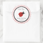 Ladybug Baby shower Sticker (Tas)