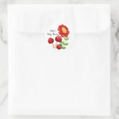 Ladybug Baby shower stickers, label (Tas)