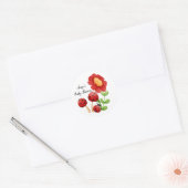 Ladybug Baby shower stickers, label (Envelop)