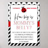 Ladybug Baby shower teken Poster (Voorkant)