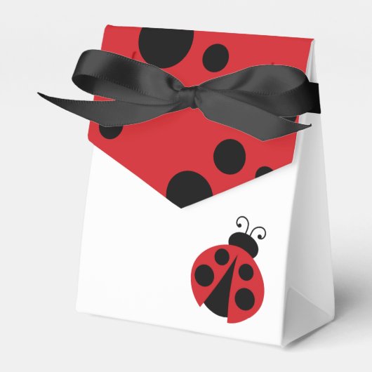 Ladybug Baby shower Treat Bedankdoosjes (Voorkant Zijde)