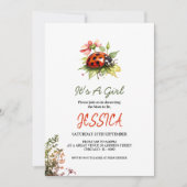 Ladybug Baby Shower-uitvindingen Kaart (Voorkant)