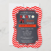 Ladybug Baby Shower-uitvindingen Kaart (Voorkant)