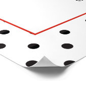 Ladybug baby shower welkomstbord poster - groot (Hoek)