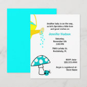 Ladybug Baby Sprinkle Shower-uitnodiging Kaart (Voorkant / Achterkant)
