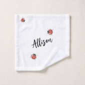 Ladybug Bad Handdoek (Wasdoekje)