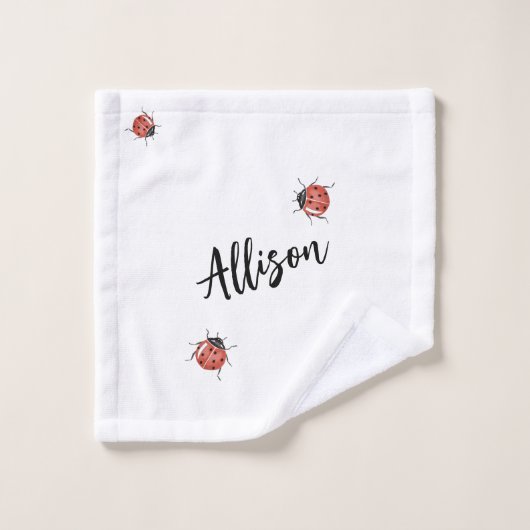 Ladybug Bad Handdoek (Wasdoekje)