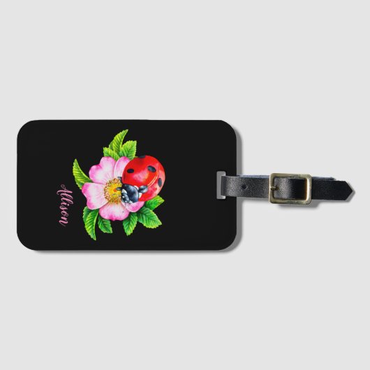 Ladybug Bagagelabel (Voorkant (horizontaal))