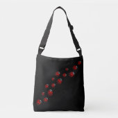Ladybug Bags Cute Ladybug Ladybird Art Canvas tass Crossbody Tas (Voorkant)