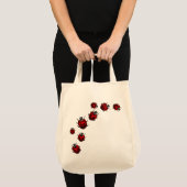 Ladybug Bags Cute Ladybug Ladybird Art Canvas tass Tote Bag (Voorkant (product))