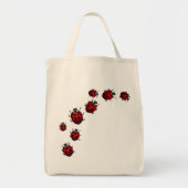 Ladybug Bags Cute Ladybug Ladybird Art Canvas tass Tote Bag (Voorkant)