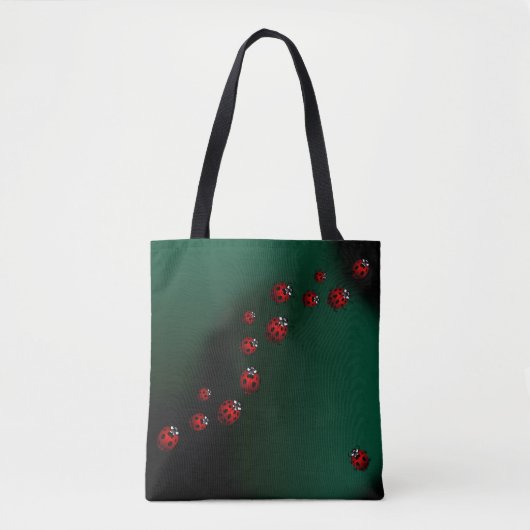 Ladybug Bags Cute Ladybug Ladybird Art Canvas tass Tote Bag (Voorkant)